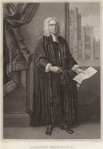 Porträt von Jonathan Swift von Francis Bindon
