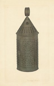 Durchbrochene Zinnlaterne