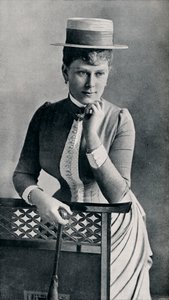 Porträtstudie der zukünftigen Königin Mary, 1885-1911 von Francis Byrne and Co
