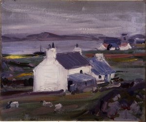 Farmsteading, Iona, Auchabhaich Croft von Francis Campbell Boileau Cadell