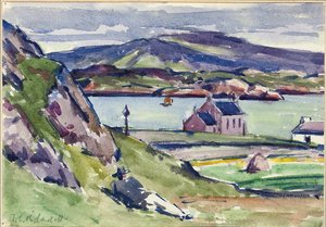 Figur und Kirche, Iona von Francis Campbell Boileau Cadell