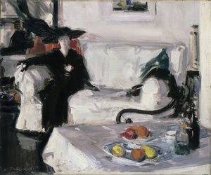 Innenraum mit Figur von Francis Campbell Boileau Cadell