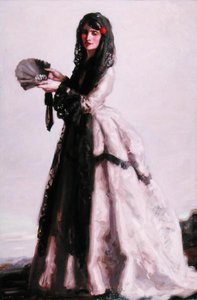 Spanische Dame von Francis Campbell Boileau Cadell