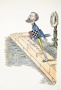 Buchstabe F, Illustration aus dem Struwwelpeter-Alphabet, Vers von Harold Begbie (1871-1929) von Francis Carruthers Gould