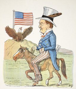 Seine Exzellenz, Illustration aus dem Struwwelpeter-Alphabet, Vers von Harold Begbie von Francis Carruthers Gould