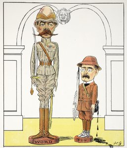 K, k, Illustration aus dem Struwwelpeter-Alphabet, Vers von Harold Begbie (1871–1929) von Francis Carruthers Gould