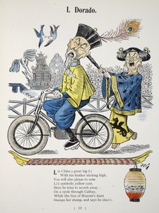 L Dorado, Illustration aus dem Struwwelpeter-Alphabet, Vers von Harold Begbie (1871–1929) von Francis Carruthers Gould
