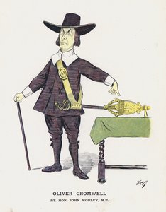 Oliver Cromwell, Rt Hon John Morley von Francis Carruthers Gould