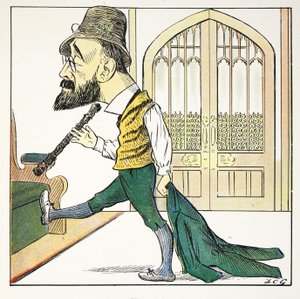 Starker T, Illustration aus dem Struwwelpeter-Alphabet, Vers von Harold Begbie (1871-1929) von Francis Carruthers Gould