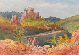 Amba Alaji, in der Nähe von Atillam von Francis Cornelius James