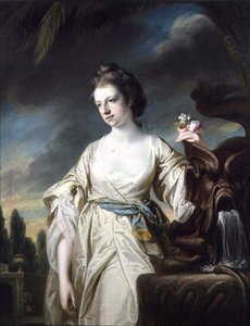Porträt von Mrs. Richard Miles von Francis Cotes