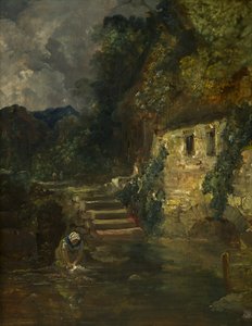 Eine Mühle in der Nähe von Tintern, ca. 1824-26 von Francis Danby