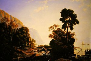 Eine Hirschjagd von Francis Danby