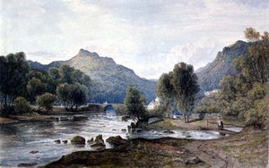 Eine Ansicht in Wales, ca. 1826 von Francis Danby