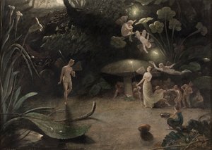 Szene aus Ein Sommernachtstraum, ca. 1832 von Francis Danby