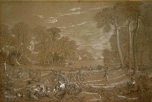 Studie für das Goldene Zeitalter von Francis Danby