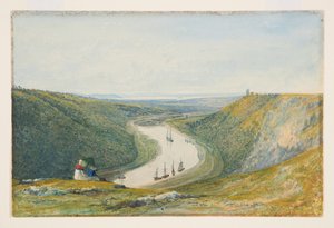 Der Avon von Durdham Down, um 1821