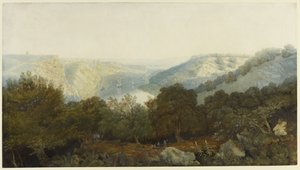 Die Avon-Schlucht mit Clifton und den Hotwells, Bristol von Francis Danby