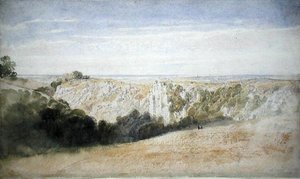 Ansicht in der Nähe der Cheddar-Schlucht von Francis Danby