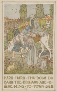 Hört hört, die Hunde bellen, die Bettler kommen in die Stadt von Francis Donkin Bedford