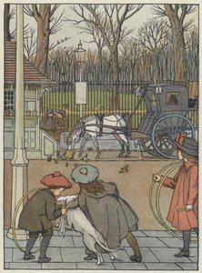 Londoner Spatzen beim Abendessen von Francis Donkin Bedford