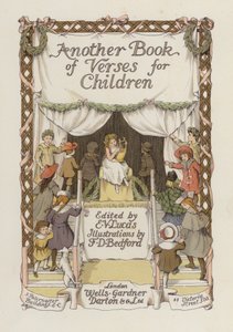Titelblatt-Illustration für Ein weiteres Buch der Verse von Francis Donkin Bedford