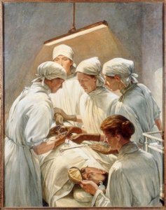 Eine Blinddarmoperation im Militärkrankenhaus von Francis Edgar Dodd