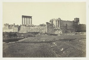 Baalbek, vom Süden von Francis Frith