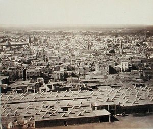 Kairo, von der Zitadelle, ca. 1856-58 von Francis Frith