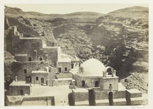 Kloster Mar-Saba, nahe Jerusalem von Francis Frith
