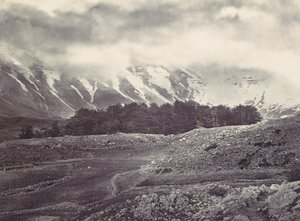 Fernsicht auf die Zedern des Libanon, ca. 1857 von Francis Frith