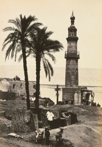 "Ägypten und Palästina": Blick auf Girgeh, Oberägypten