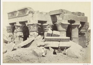Ansicht des Tempels von Kom Ombo