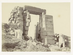 Granitenpylon des Tempels von Karnak von Francis Frith