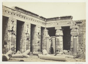 Innenhof von Medinet Habbo, Theben