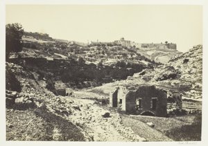 Jerusalem von der Mauer von En-Rogel