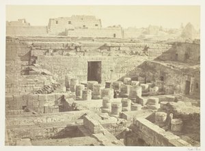 Neue Ausgrabung in Medinet-Haboo