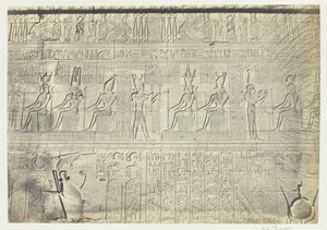 Skulpturen von der Außenwand, Dendera