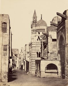 Straßenansicht in Kairo von Francis Frith