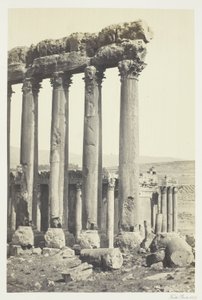 Die großen Säulen und kleinerer Tempel, Baalbek