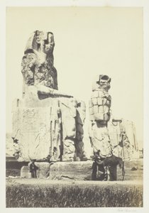 Die Statuen von Memnon, Ebene von Theben
