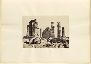 Der Tempel von Soleb, Äthiopien von Francis Frith