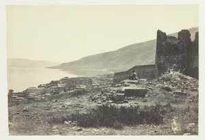 Die Stadt und der See von Tiberias, vom Norden von Francis Frith