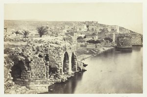 Die Stadt und der See von Tiberias, vom Süden