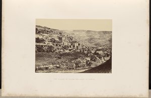 Das Dorf Siloam und das Kidrontal