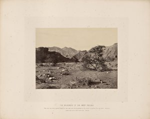 Die Wüste Sin (Wady Shellal) von Francis Frith