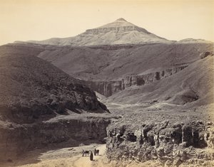 Tal der Könige, Theben, ca. 1857, gedruckt in den 1870er Jahren von Francis Frith