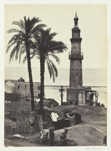 Ansicht von Girgeh, Oberägypten, 1857 von Francis Frith
