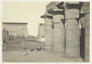 Ansicht von Luxor, 1857 von Francis Frith