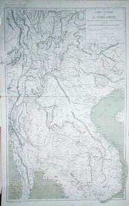 Karte von Indochina aus 